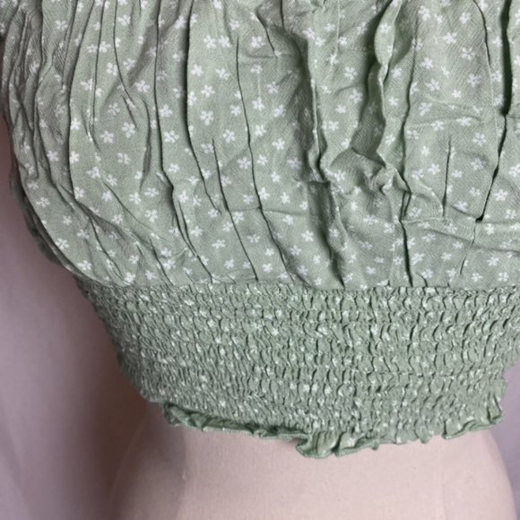 PacSun, L.A. Hearts sage green halter tank top - Picture 2 of 4